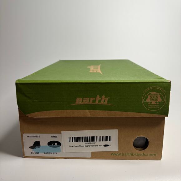 Earth Shoes Boone Suede Ankle Booties in Bark - Picture 9 of 9